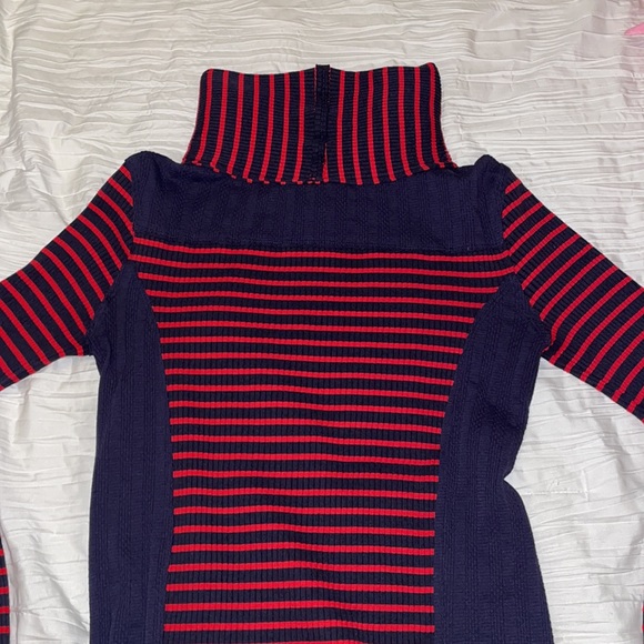 Free People Long Sleeve Striped Turtle Neck - Picture 5 of 6